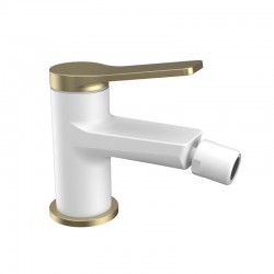 Miscelatore bidet colore bianco leva bronzo | KAM-KANDA BIANCO-BR kamalu - 1