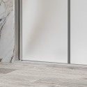 Porta doccia saloon 120 cm vetro opaco altezza 200h | KSAL2800AI kamalu - 4