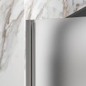 Porta doccia saloon 120 cm vetro opaco altezza 200h | KSAL2800AI kamalu - 5