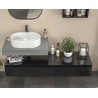 Composizione bagno con 2 mobiletti 80 cm e mensolone 80 cm | KAM-KK803 kamalu - 3