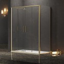 Box doccia 70x180 colore oro opaco doppio scorrevole | KE-6000G kamalu - 2