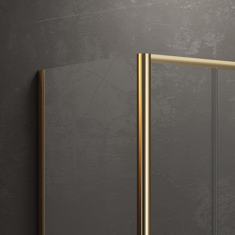 Box doccia 80x190 colore oro opaco doppio scorrevole | KE-6000G kamalu - 5