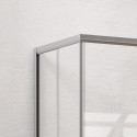 Box doccia 80x100 telaio argento opaco doppio scorrevole | KE-1000A kamalu - 5