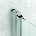 Box doccia 50x60 cm apertura soffietto 60 e lato fisso 50cm | KS7000 kamalu - 5