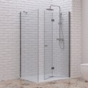 Box doccia 50x60 cm apertura soffietto 60 e lato fisso 50cm | KS7000 kamalu - 1