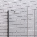 Box doccia 50x60 cm apertura soffietto 60 e lato fisso 50cm | KS7000 kamalu - 4