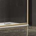 Box doccia oro satinato 80x80 doppio scorrevole | KE-1000G kamalu - 4