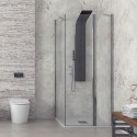 Cabina doccia 80x80 battente e fisso | KPX2800 kamalu - 2