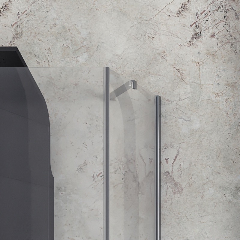 Cabina doccia 80x80 battente e fisso | KPX2800 kamalu - 5