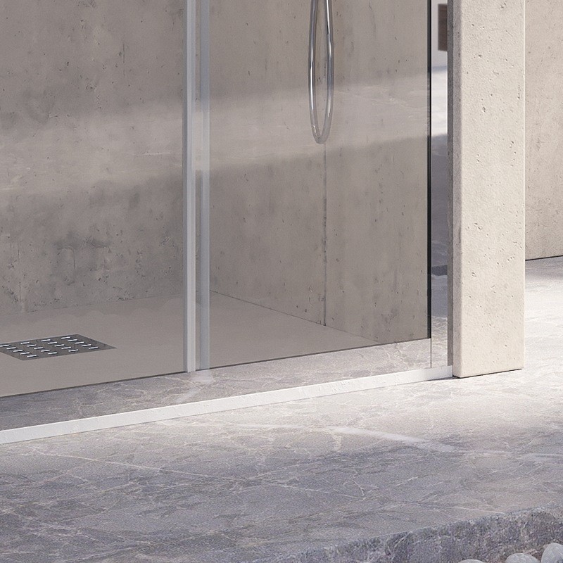 Box doccia angolare 80x80 cristallo 8mm KI1000 kamalu - 4
