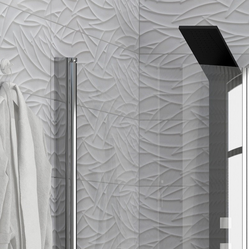 Box doccia semicircolare 80x80 battenti con apertura totale | KS800K kamalu - 5