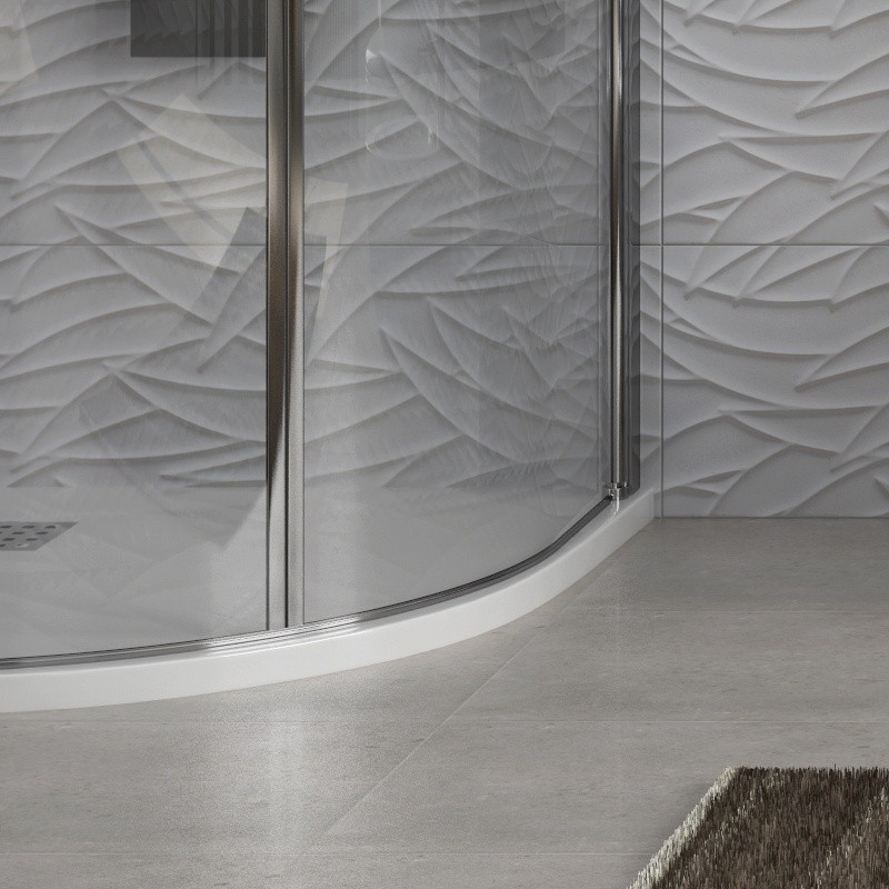 Box doccia semicircolare 80x80 battenti con apertura totale | KS800K kamalu - 6