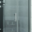 Porta doccia nicchia 100cm battente e fisso | KS5000 kamalu - 4