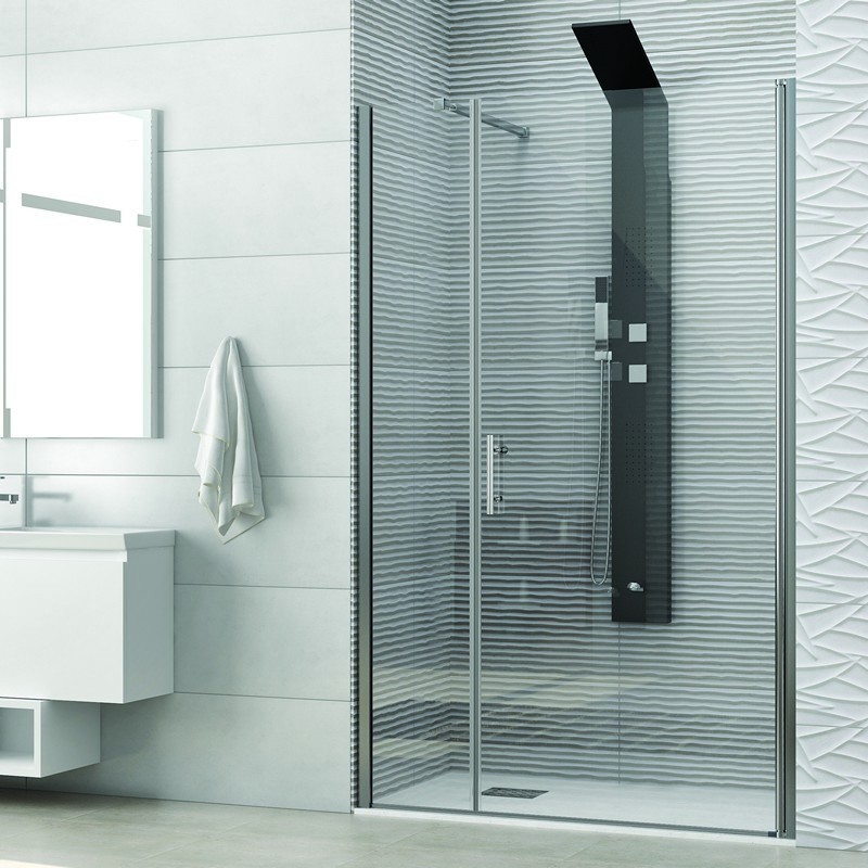 Porta doccia nicchia 105cm battente e fisso | KS5000 kamalu - 8
