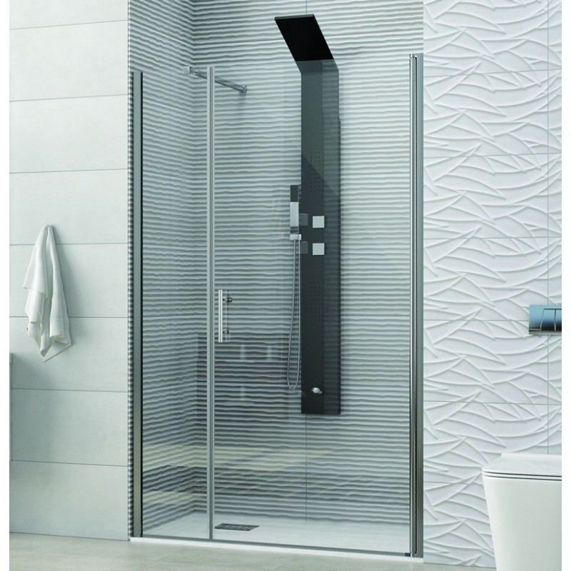 Porta doccia nicchia 135cm battente e fisso | KS5000 kamalu - 2