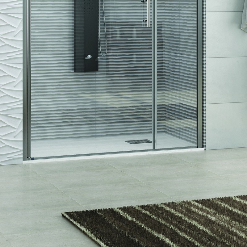 Porta doccia nicchia 140cm battente e fisso | KS5000 kamalu - 6