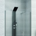 Porta doccia nicchia 155cm battente e fisso | KS5000 kamalu - 7