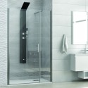 Porta doccia nicchia 155cm battente e fisso | KS5000 kamalu - 1
