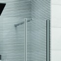 Porta doccia nicchia 165cm battente e fisso | KS5000 kamalu - 5