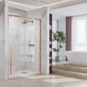 Doccia nicchia oro rosa 150cm scorrevole altezza 200cm | KSA4000G kamalu - 2