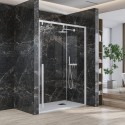 Porta doccia bianca 140cm scorrevole altezza 200cm | KSA4000B kamalu - 2