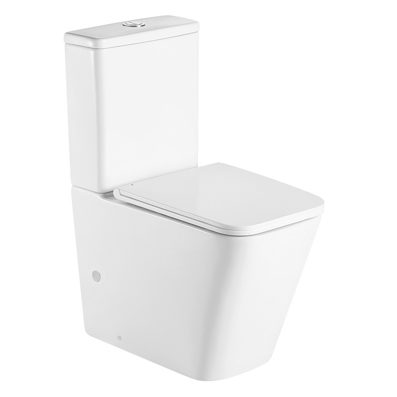 Set sanitari monoblocco a terra rimless con sedile soft close | LITOS-2700 kamalu - 6