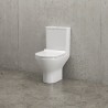 Vaso monoblocco senza brida con scarico a parete | ANTA-1300 kamalu - 1