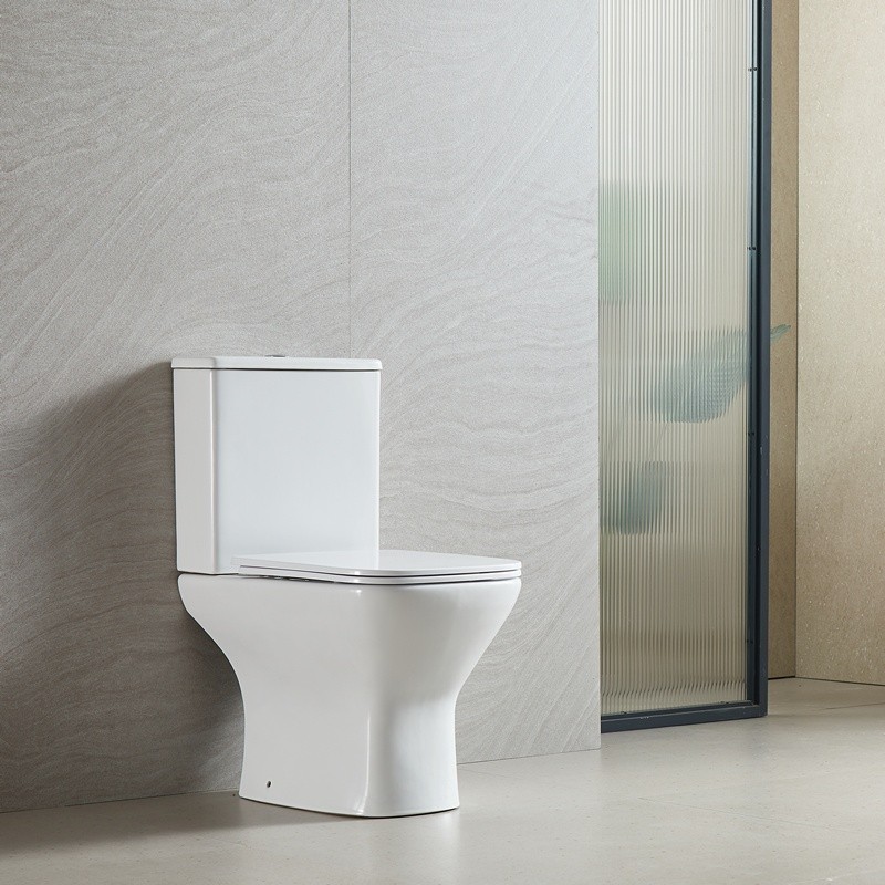 Set sanitari monoblocco rimless scarico a parete e soft close | ANTA-2300 kamalu - 7