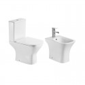 Set sanitari monoblocco rimless scarico a parete e soft close | ANTA-2300 kamalu - 1