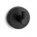 Appendino bagno in acciaio inox finitura nero opaco 6cm | MIRA-N kamalu - 1