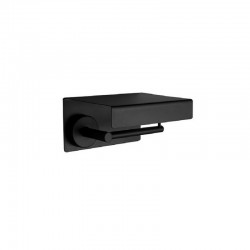 Portarotolo a muro design coperto in acciaio inox nero opaco | MIRA-N kamalu - 1
