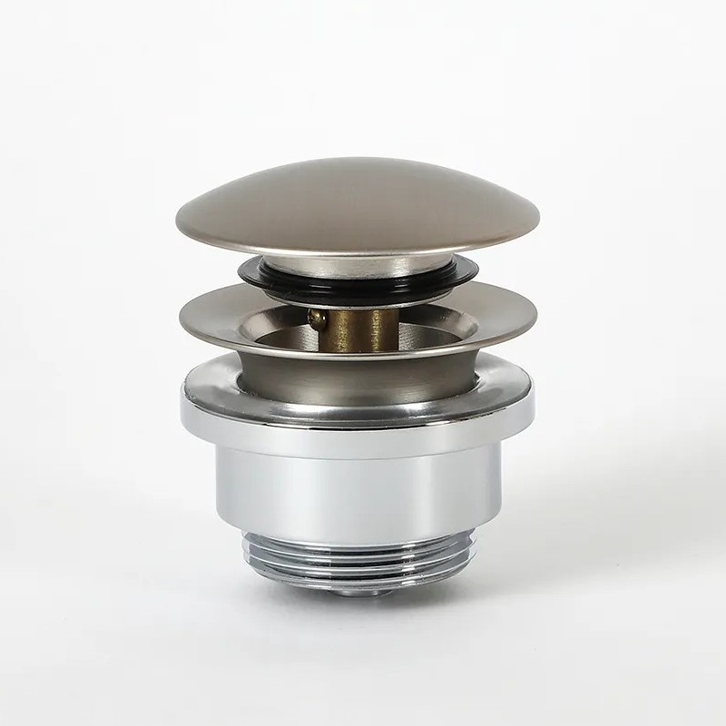 Piletta lavabo Click Clack universale finitura satinata | KAM-G900S kamalu - 1