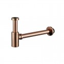 Sifone di scarico per lavabo colore oro rosa | KS050GR kamalu - 1