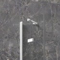 Box doccia 80x80 bianco opaco doppio battente | KT1000B kamalu - 4