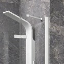 Box doccia 80x80 bianco opaco doppio battente | KT1000B kamalu - 6