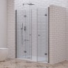 Porta doccia a doppio soffietto 150-153 cm | KAM-KS700DC kamalu - 1