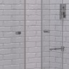 Porta doccia a doppio soffietto 150-153 cm | KAM-KS700DC kamalu - 5