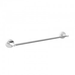 Portasalvietta barra 60 cm in acciaio inox e dettagli in abs bianco | NICO-B kamalu - 1