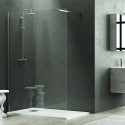 Parete doccia walkin 80 cm cristallo trasparente |  KW1000 kamalu - 2