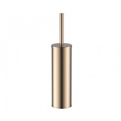 Portascopino WC design cilindrico in acciaio inox finitura PVD oro rosa| KAM740GR kamalu - 1