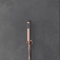 Set doccia a parete finitura oro rosa soffione, doccetta, miscelatore | KAM-ARTE ORO ROSA kamalu - 4