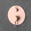 Set doccia a parete finitura oro rosa soffione, doccetta, miscelatore | KAM-ARTE ORO ROSA kamalu - 3