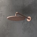 Set doccia a parete finitura oro rosa soffione, doccetta, miscelatore | KAM-ARTE ORO ROSA kamalu - 5