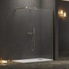 Doccia walkin 170cm con profilo finitura oro lucido KW-100G kamalu - 1