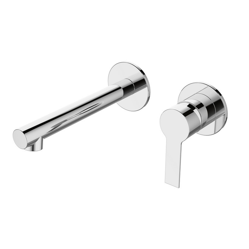 Miscelatore lavabo da incasso linea tonda in ottone | KAM-T1000 kamalu - 1