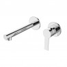 Miscelatore lavabo da incasso linea tonda in ottone | KAM-T1000 kamalu - 1