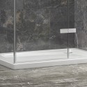 Box doccia 80x80 bianco porta battente  | KT5000B kamalu - 4