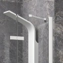 Box doccia 80x80 bianco porta battente  | KT5000B kamalu - 7