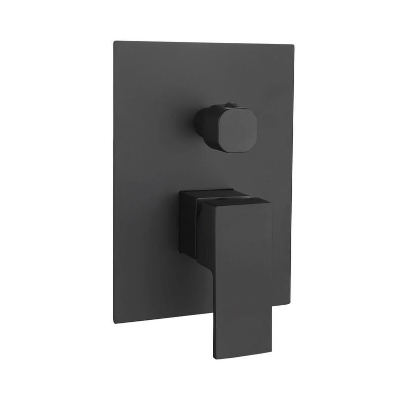 Set doccia a incasso con soffione, doccetta colore nero | KAM-DIANA NERO kamalu - 5