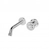 Miscelatore lavabo monocomando da muro finitura lucida | INNER-CROMO kamalu - 2